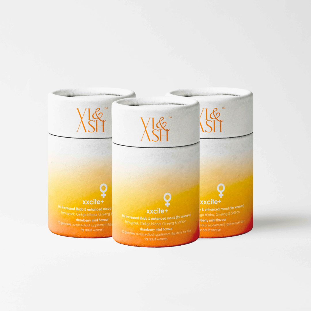 VI & ASH XXCITE+ - IGNITE YOUR PASSION | Boosts Libido Naturally | Enhances Mood and Energy | Supports Hormonal Balance | Promotes Relaxation | Improves Blood Circulation