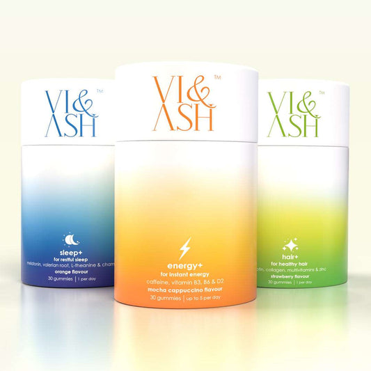 Vi & Ash Sleep + | Hair + | Energy + Gummies (Combo)
